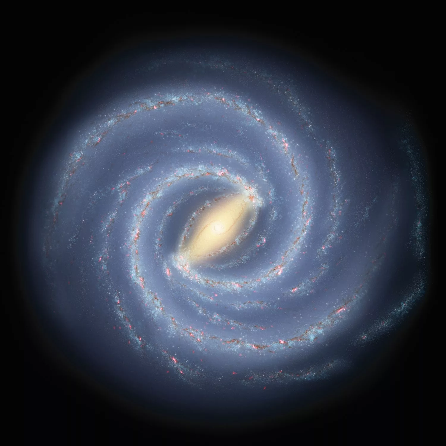 An image of a spiral galaxy, used on the webpage for MITMH 2024.